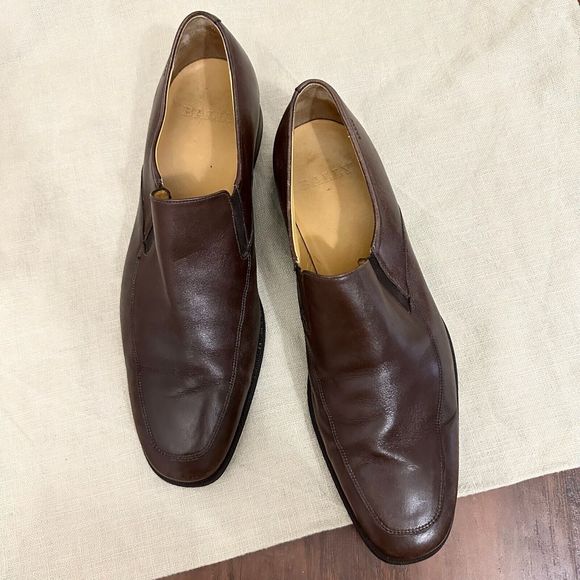 BALLY Brown Calf Leather Slip On Loafers Thor/131 - Picture 3 of 12